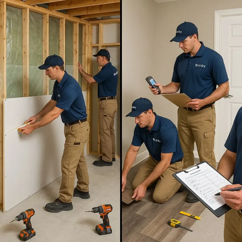 Repairs and Reconstruction process in Bruceton, TN
