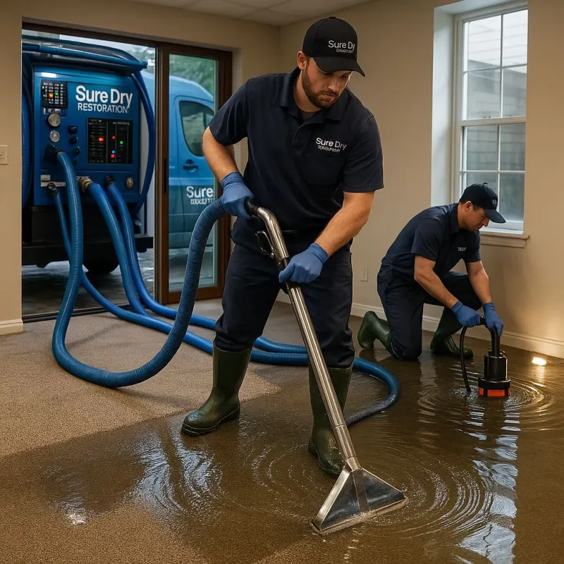 Water Extraction and Removal process in Bruceton, TN